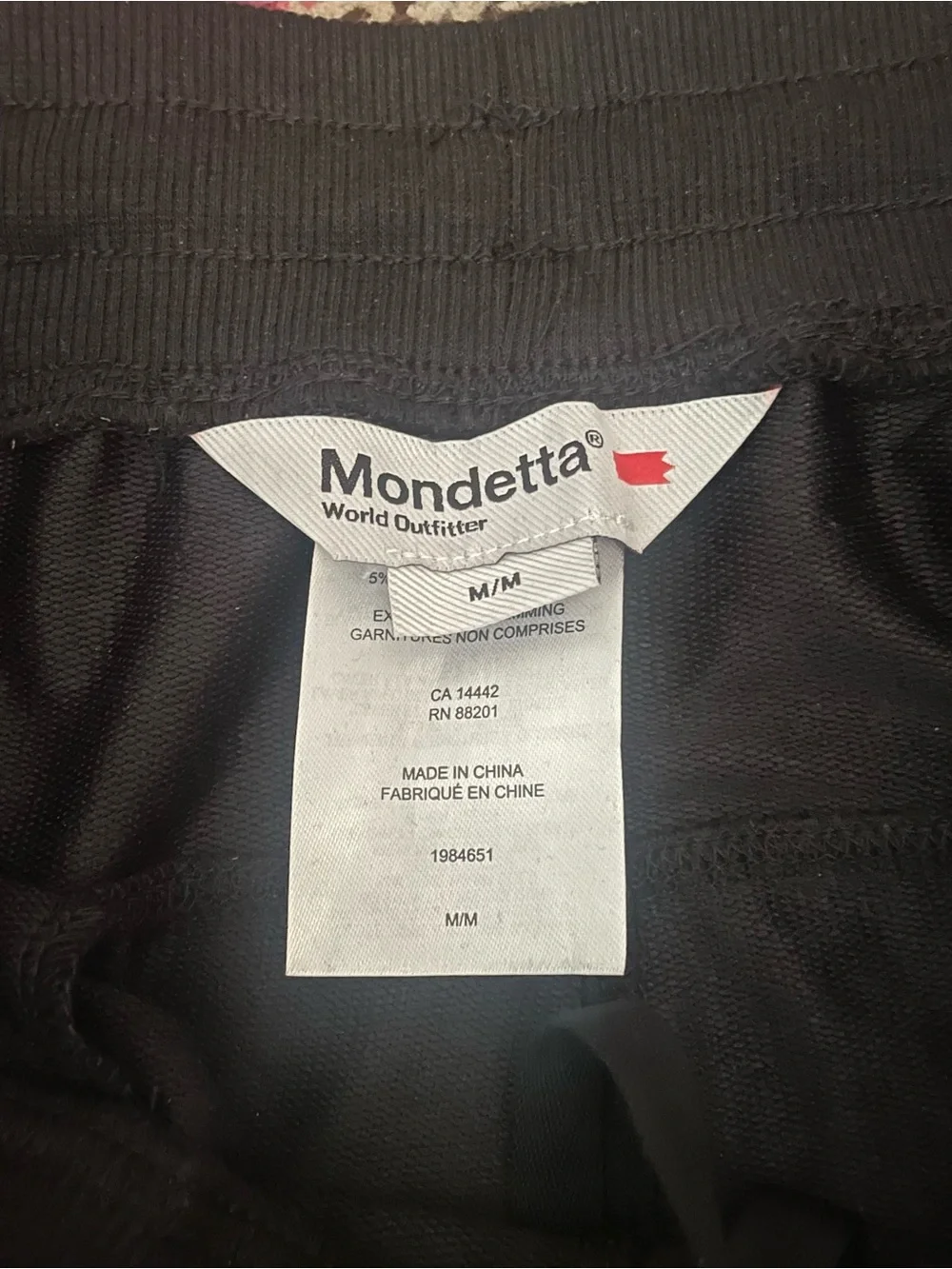 Mondetta Black Men's Jogger Sweatpants M - Picture 3 of 3